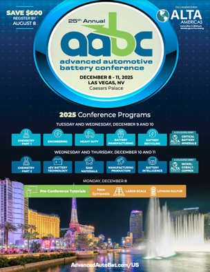 2025 Advanced Automotive Battery Conference USA Brochure