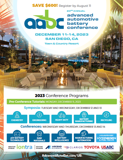 2023 Advanced Automotive Battery Conference USA Brochure